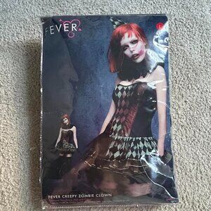 Fever Creepy Zombie Clown sz XL